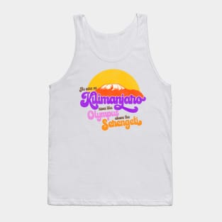 AFRICA Toto Lyrics As Sure As Kilimanjaro Tank Top